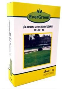 Çim Besleme ve Şok Tedavi Gübresi 30-5-10 + ME 1 kg Kutu